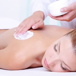 Body cream massage